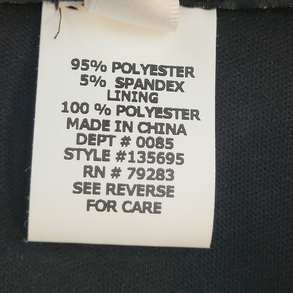 Alex Evenings Beaded Neckline Scooped Back Ruched Side Midi Dress - Size 12 - Picture 9 of 10